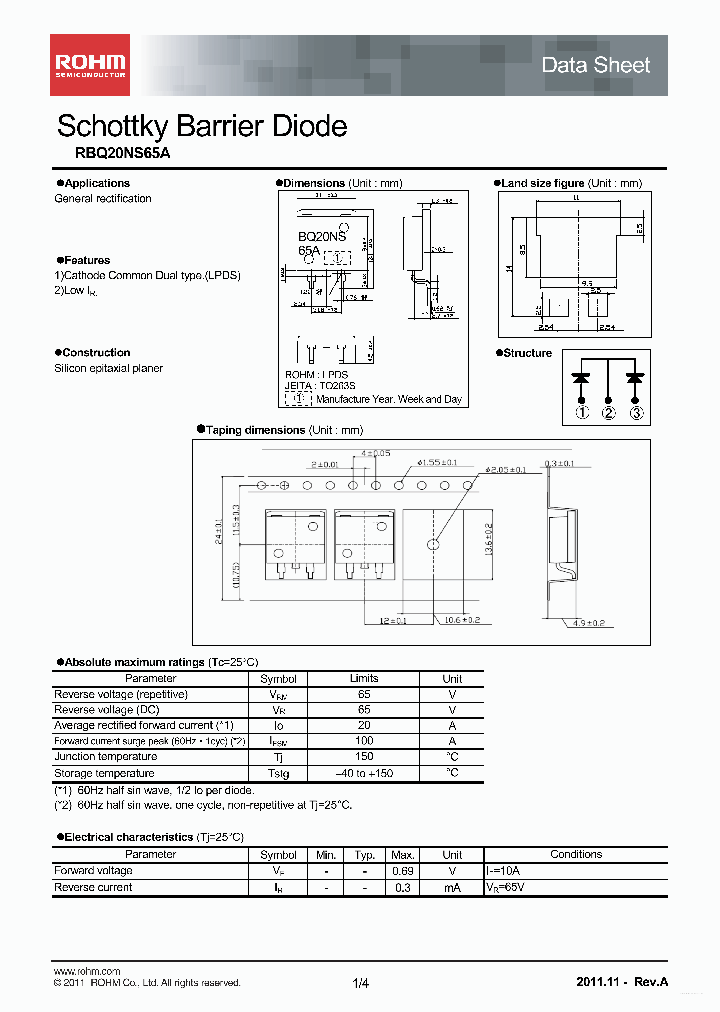 RBQ20NS65A_4562262.PDF Datasheet