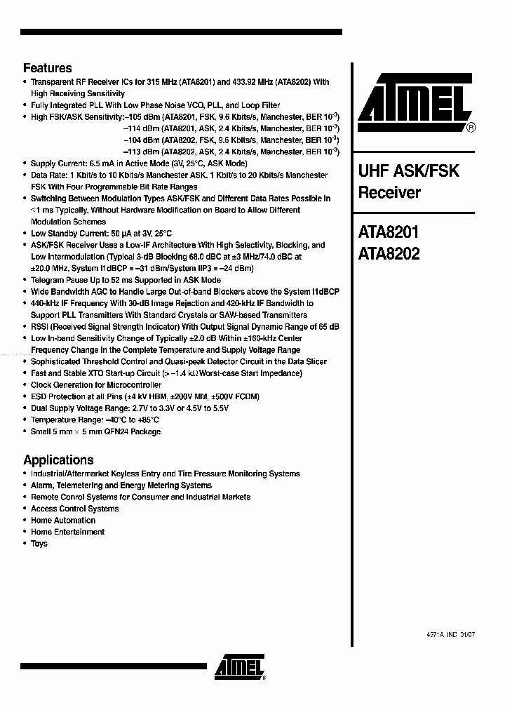 ATA8201_4562325.PDF Datasheet