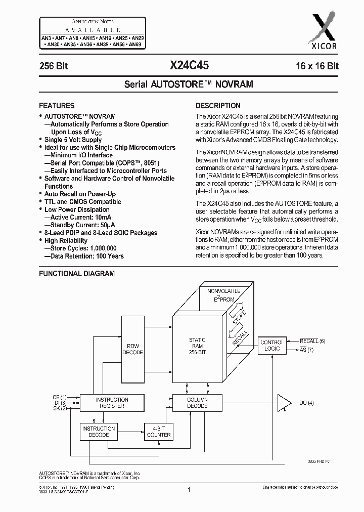 X24C45_4562817.PDF Datasheet