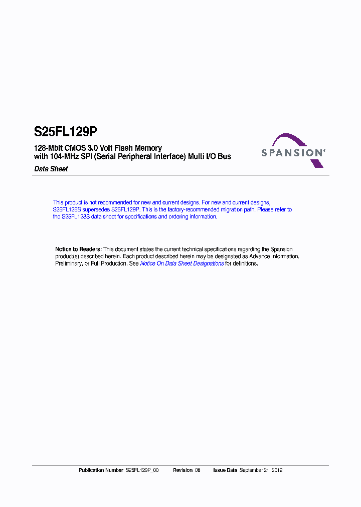 S25FL129P_4563539.PDF Datasheet