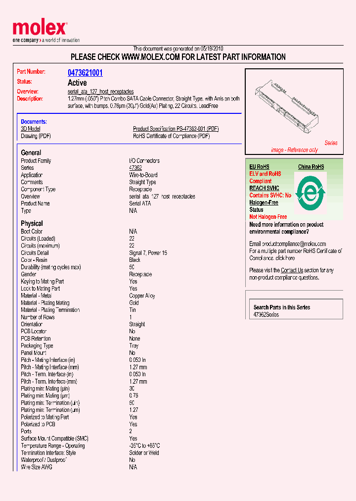 47362-1001_4563668.PDF Datasheet