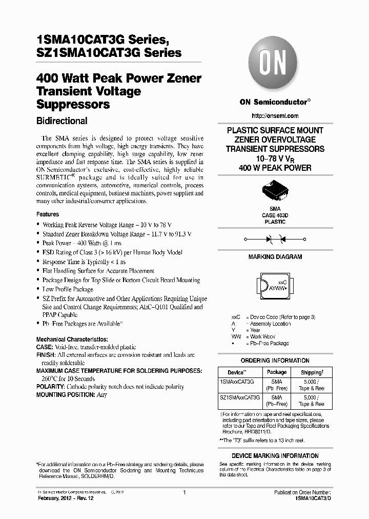 SZ1SMA10CAT3G_4563966.PDF Datasheet