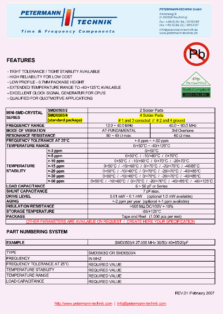 SMD0503-4_4565275.PDF Datasheet