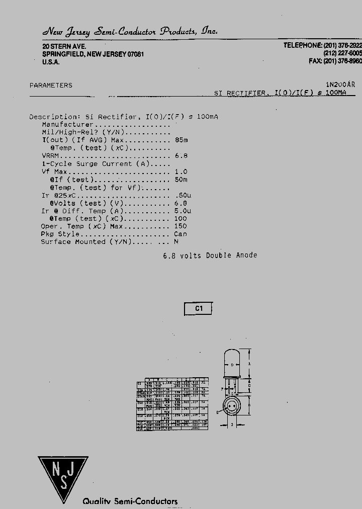1N200AR_4565507.PDF Datasheet