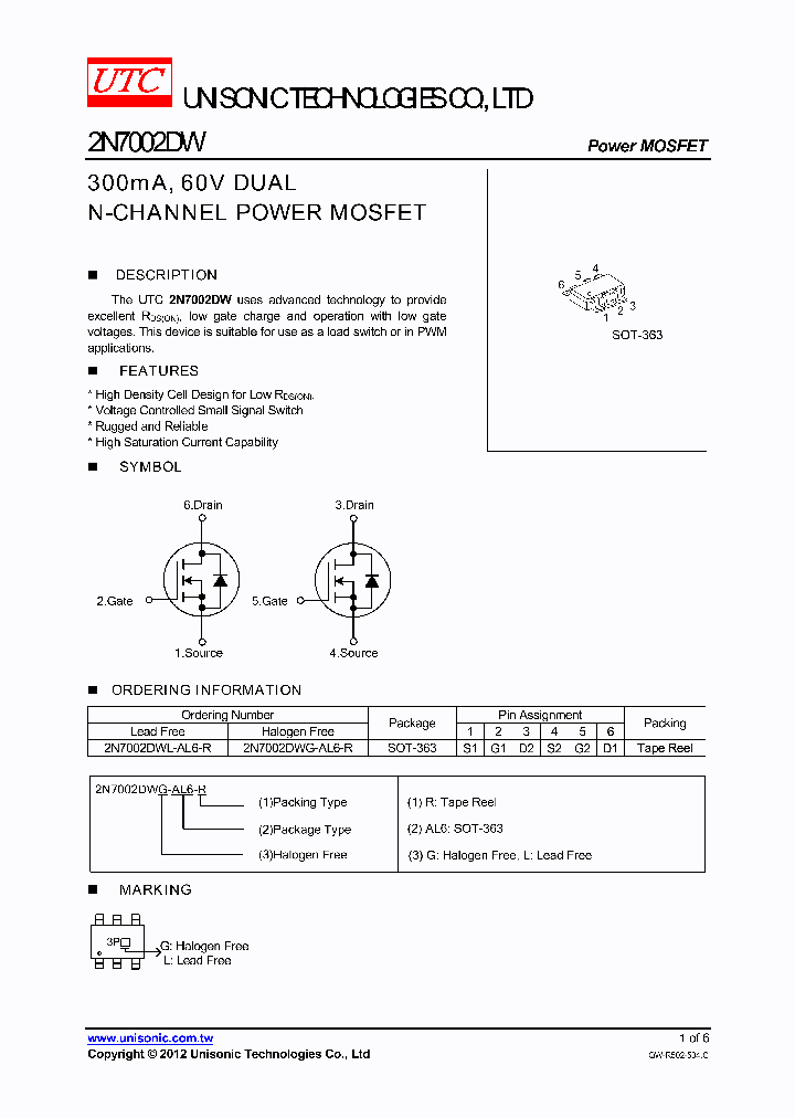 2N7002DWL-AL6-R_4567119.PDF Datasheet