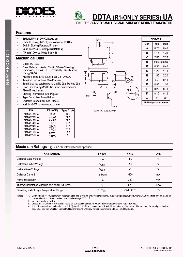 DDTA113TUA_4568802.PDF Datasheet