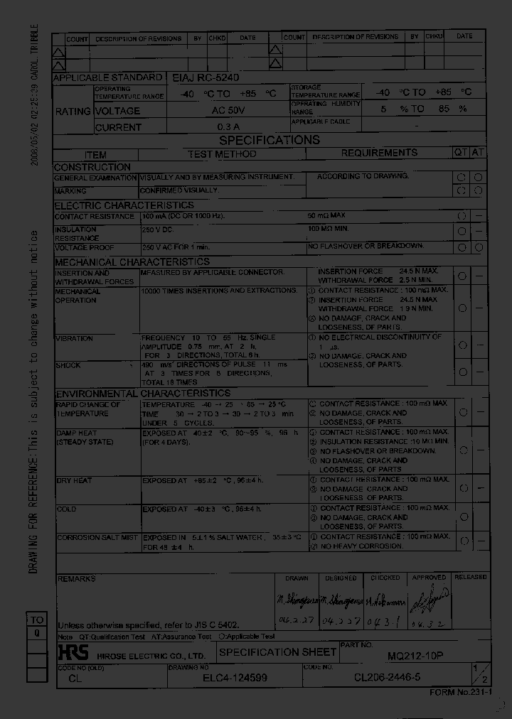 MQ212-10P_4569714.PDF Datasheet