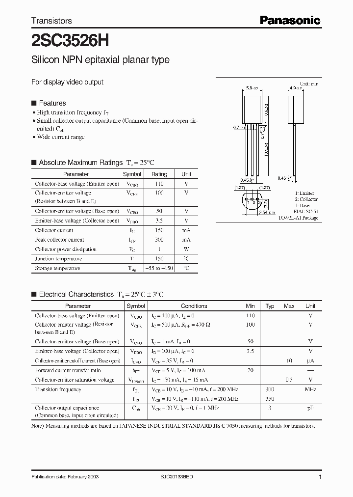 2SC3526H_4572368.PDF Datasheet