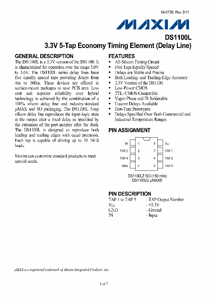 DS1100L_4571507.PDF Datasheet