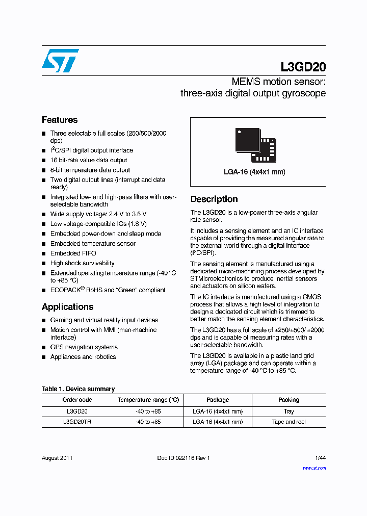 L3GD20TR_4572723.PDF Datasheet