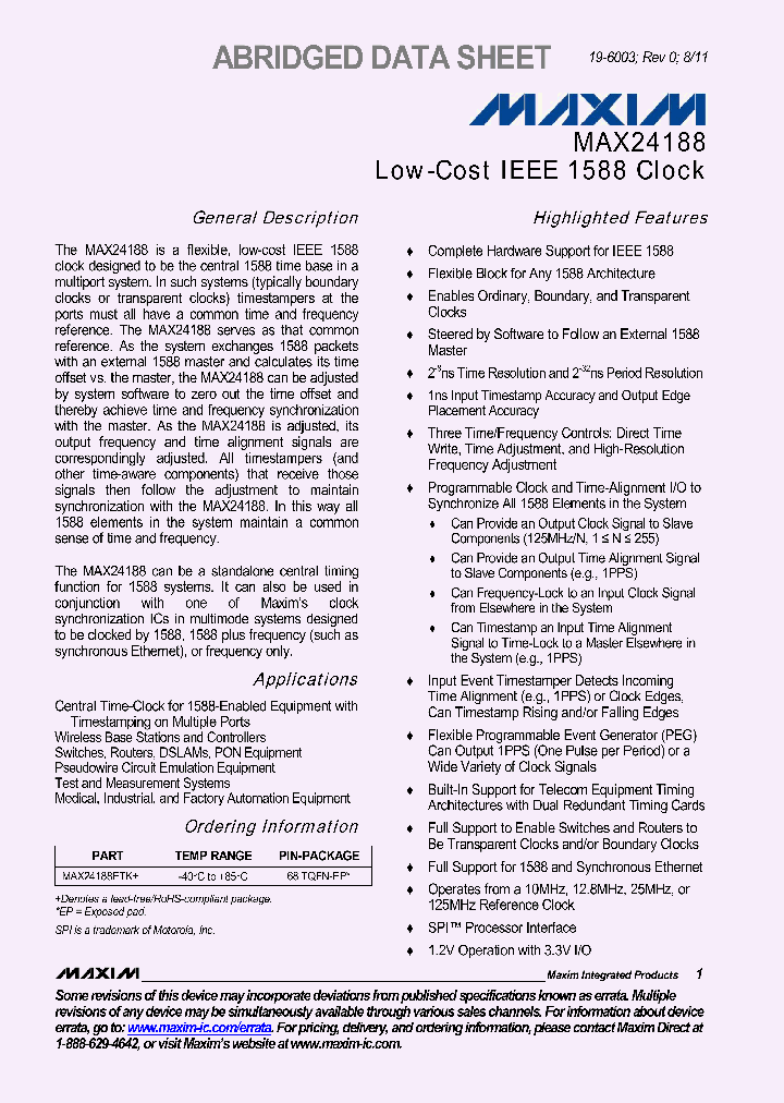 MAX24188_4572625.PDF Datasheet