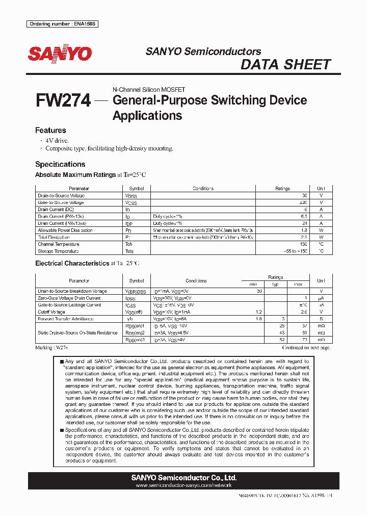 FW274_4574557.PDF Datasheet