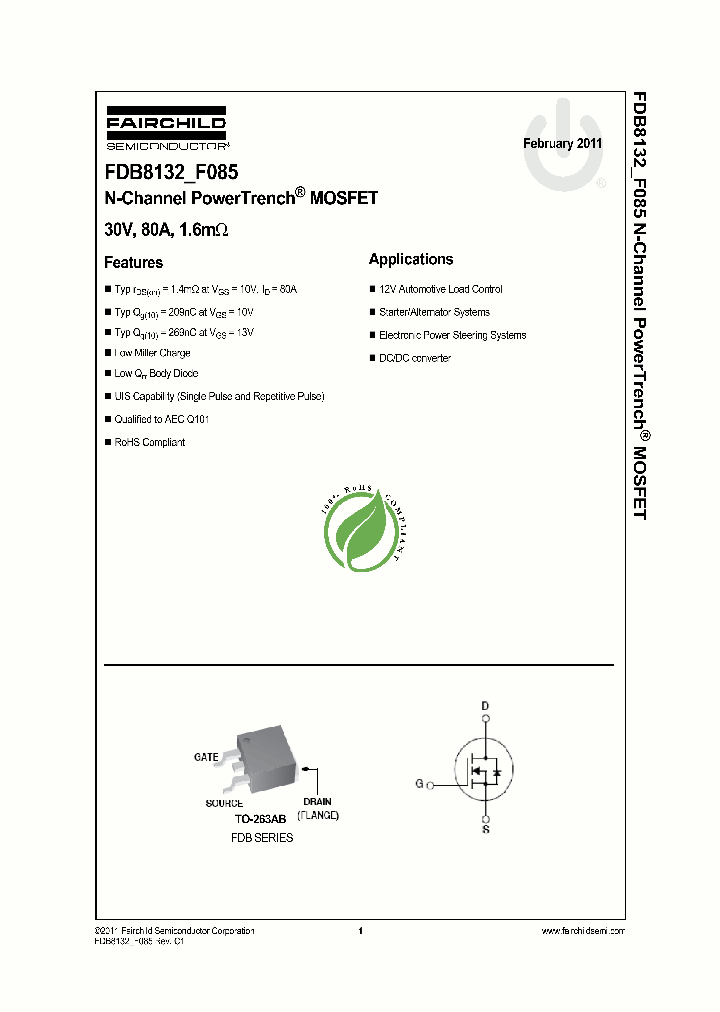 FDB8132_4575828.PDF Datasheet