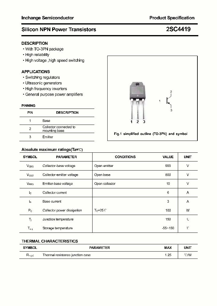 2SC4419_4572886.PDF Datasheet