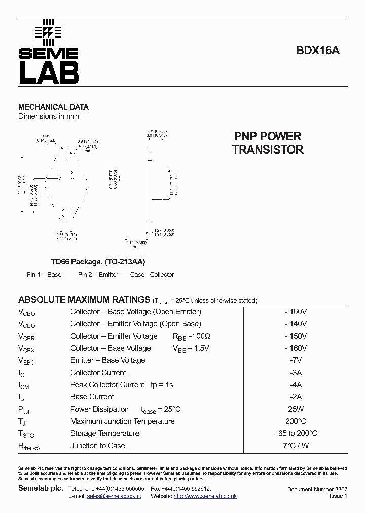 BDX16AA_4578232.PDF Datasheet