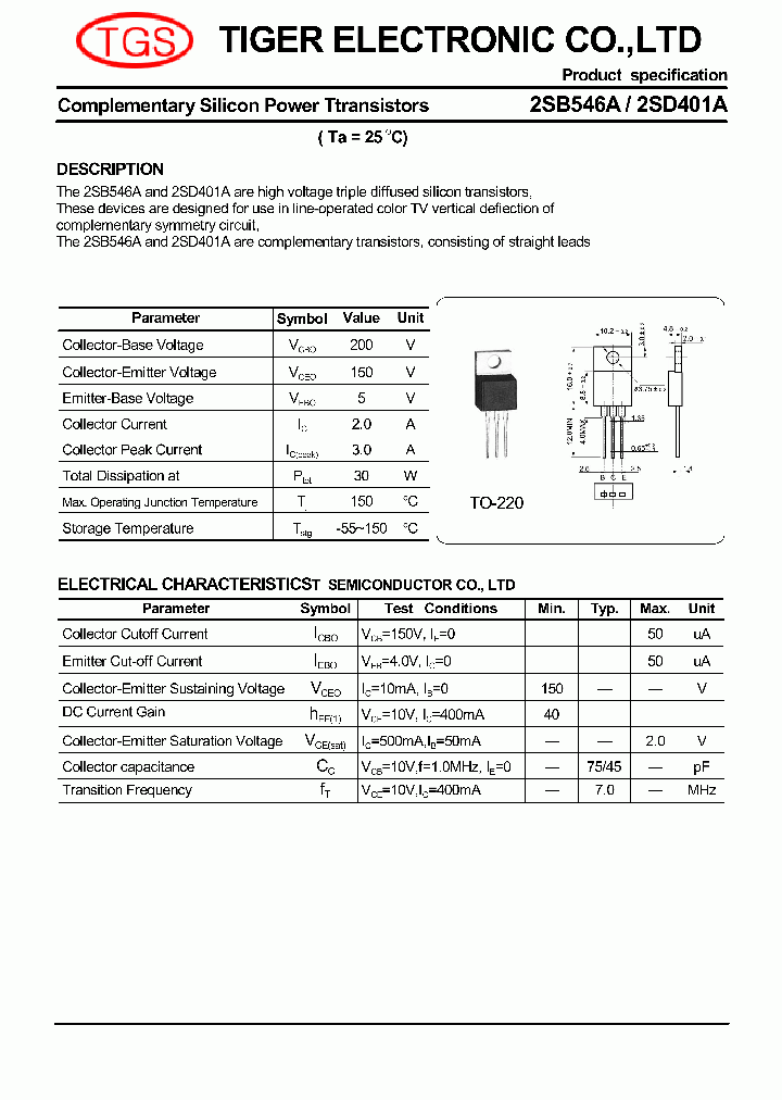 2SD401A_4577312.PDF Datasheet