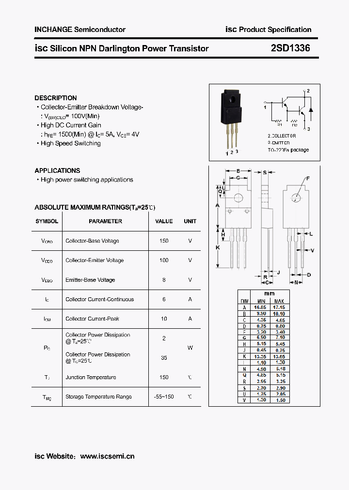 2SD1336_4579170.PDF Datasheet