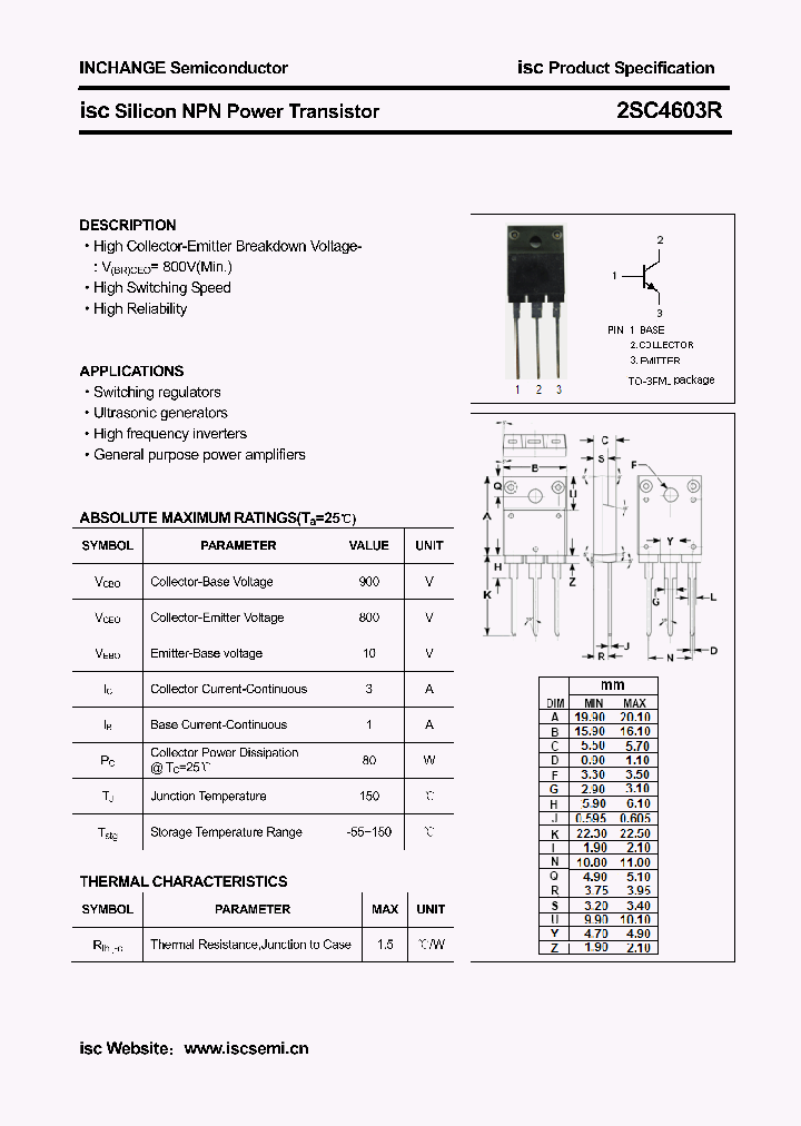 2SC4603R_4581094.PDF Datasheet