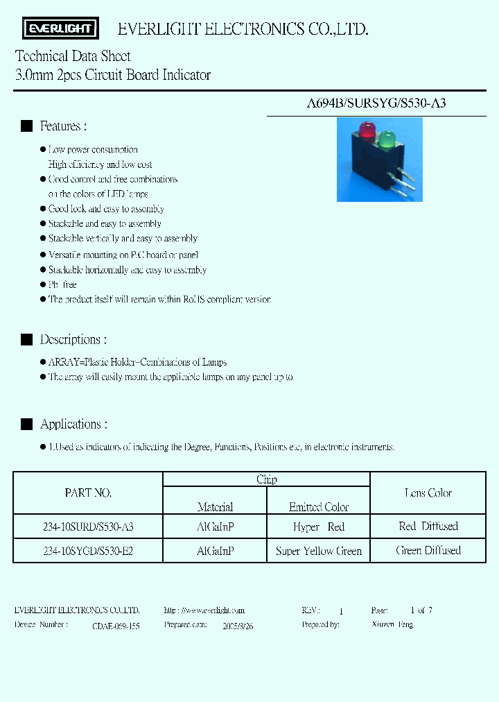 A694B-SURSYG-S530-A3_4581382.PDF Datasheet