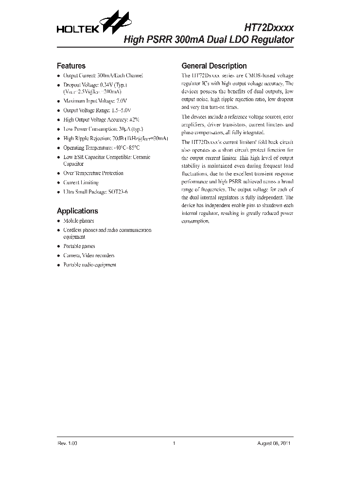 HT72D1518_4582223.PDF Datasheet