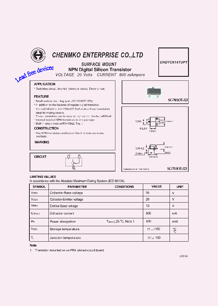 CHDTC614TUPT_4582007.PDF Datasheet