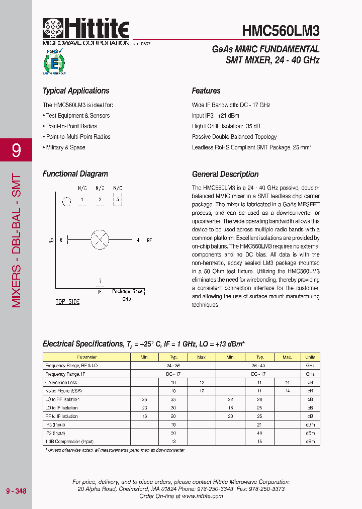 HMC560LM308_4583566.PDF Datasheet