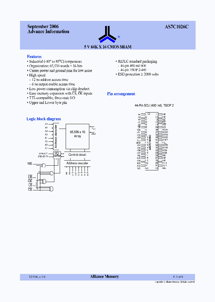 AS7C1026C_4584505.PDF Datasheet