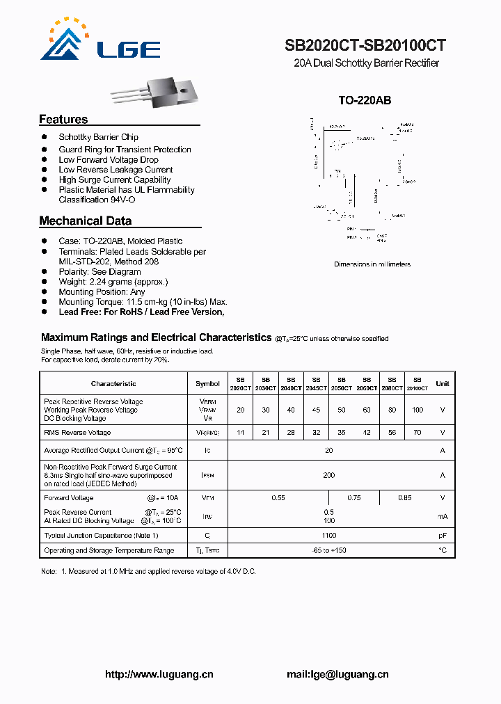 SB2045CT_4584639.PDF Datasheet