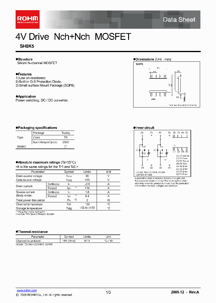 SH8K509_4584865.PDF Datasheet