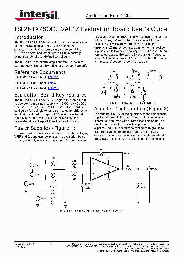 ISL281X7SOICEVAL1Z_4585218.PDF Datasheet
