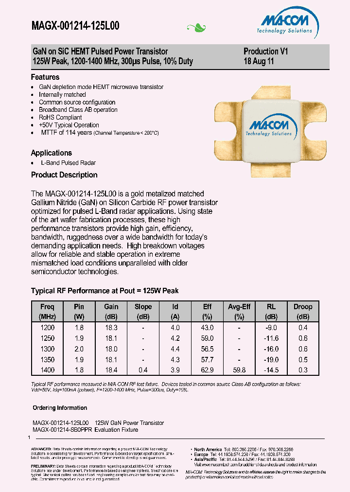 MAGX-001214-SB0PPR_4585777.PDF Datasheet