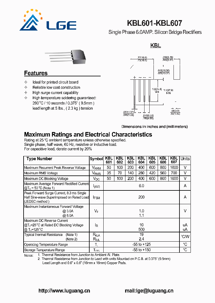 KBL601_4586172.PDF Datasheet