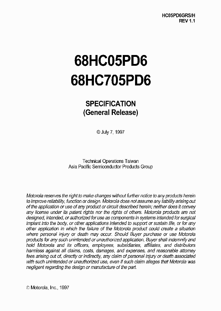 68HC05PD6_4587004.PDF Datasheet