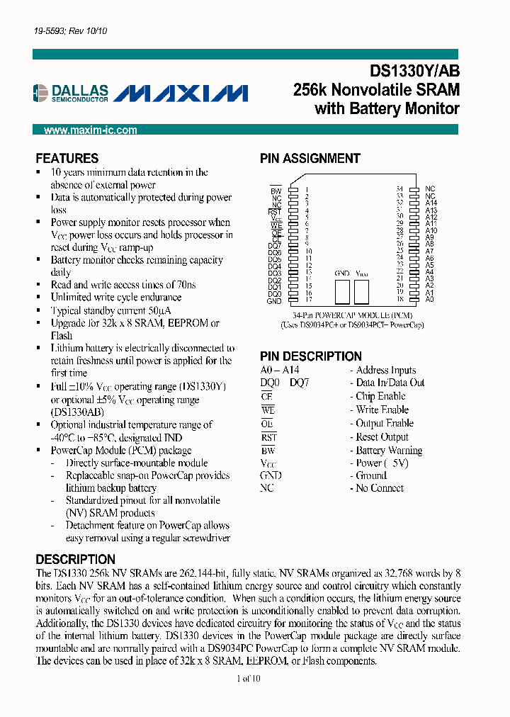 DS1330Y10_4588351.PDF Datasheet