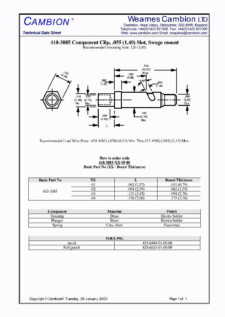 410-3085_4588819.PDF Datasheet