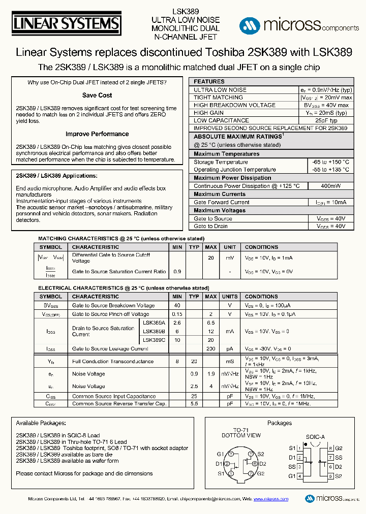 LSK389BTO-71_4589236.PDF Datasheet