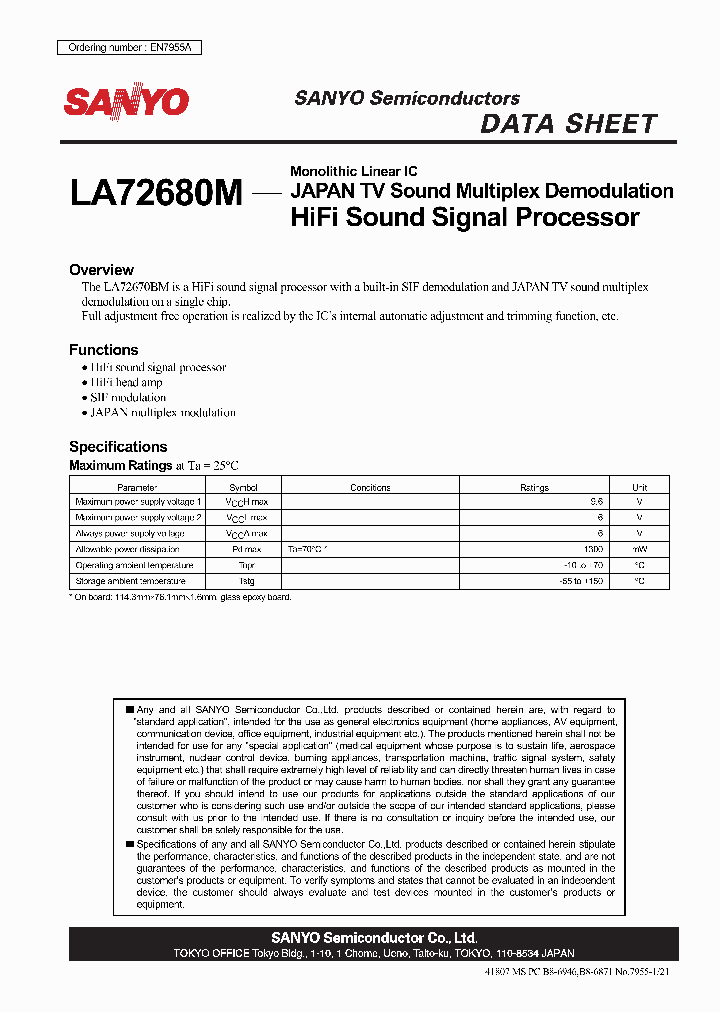 LA72680M_4589594.PDF Datasheet