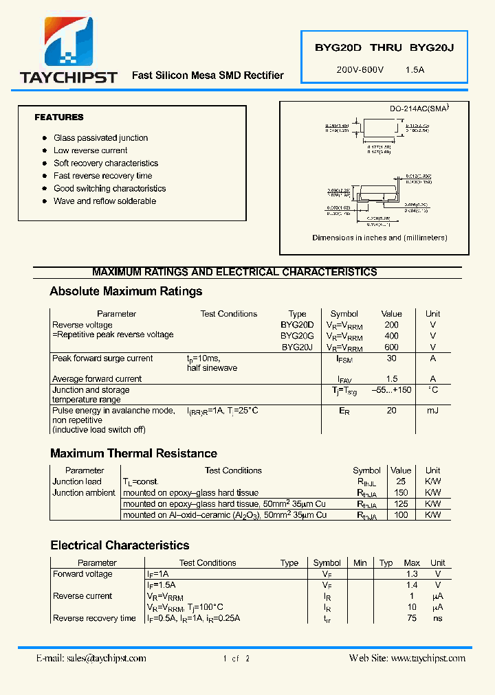 BYG20J_4589827.PDF Datasheet