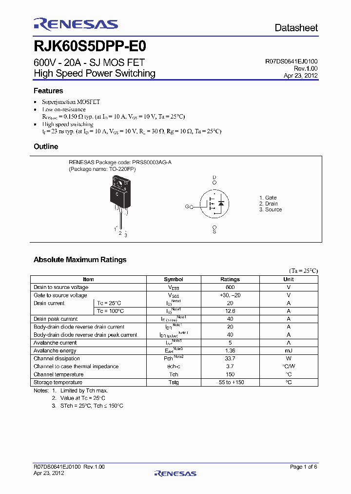 RJK60S5DPP-E0-T2_4589974.PDF Datasheet