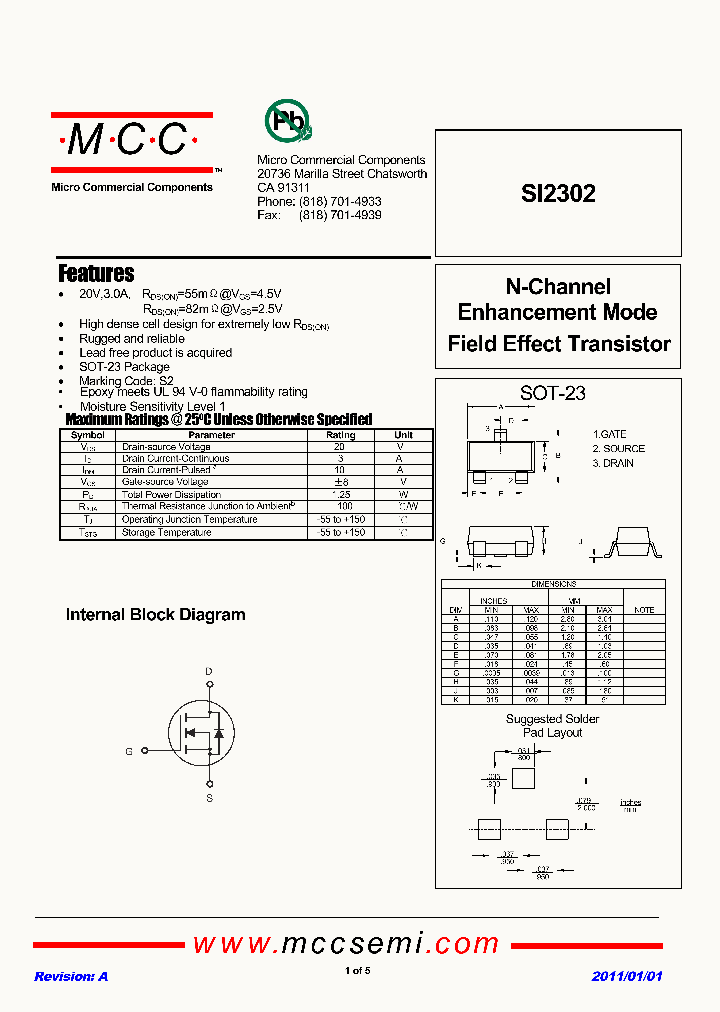 SI230211_4590790.PDF Datasheet