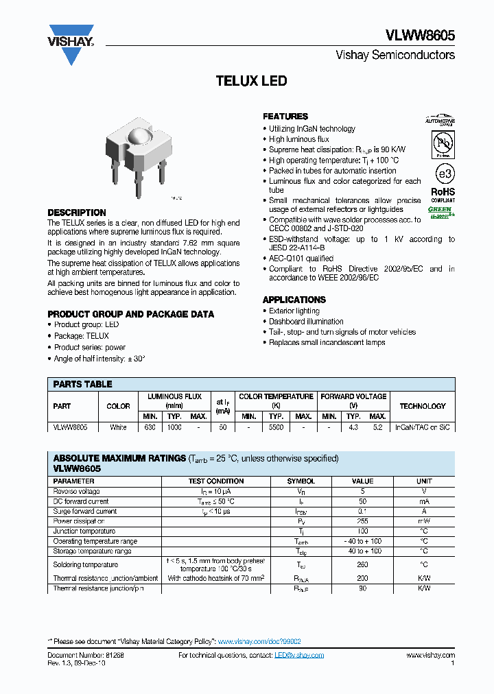 VLWW8605_4591037.PDF Datasheet