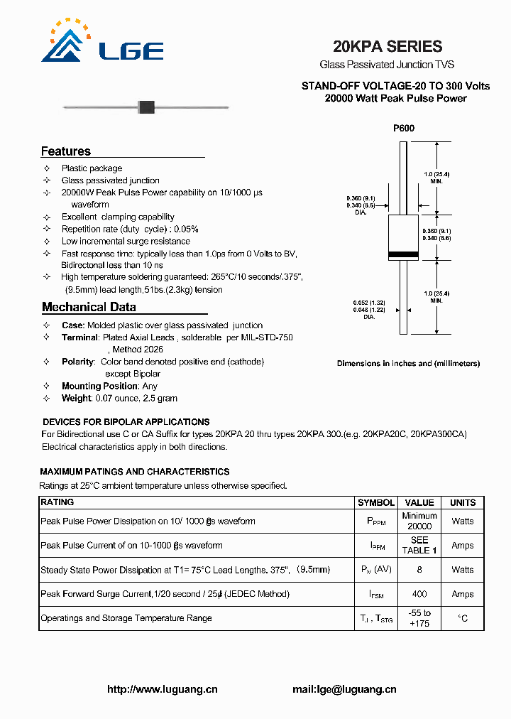 20KPA80A_4592619.PDF Datasheet