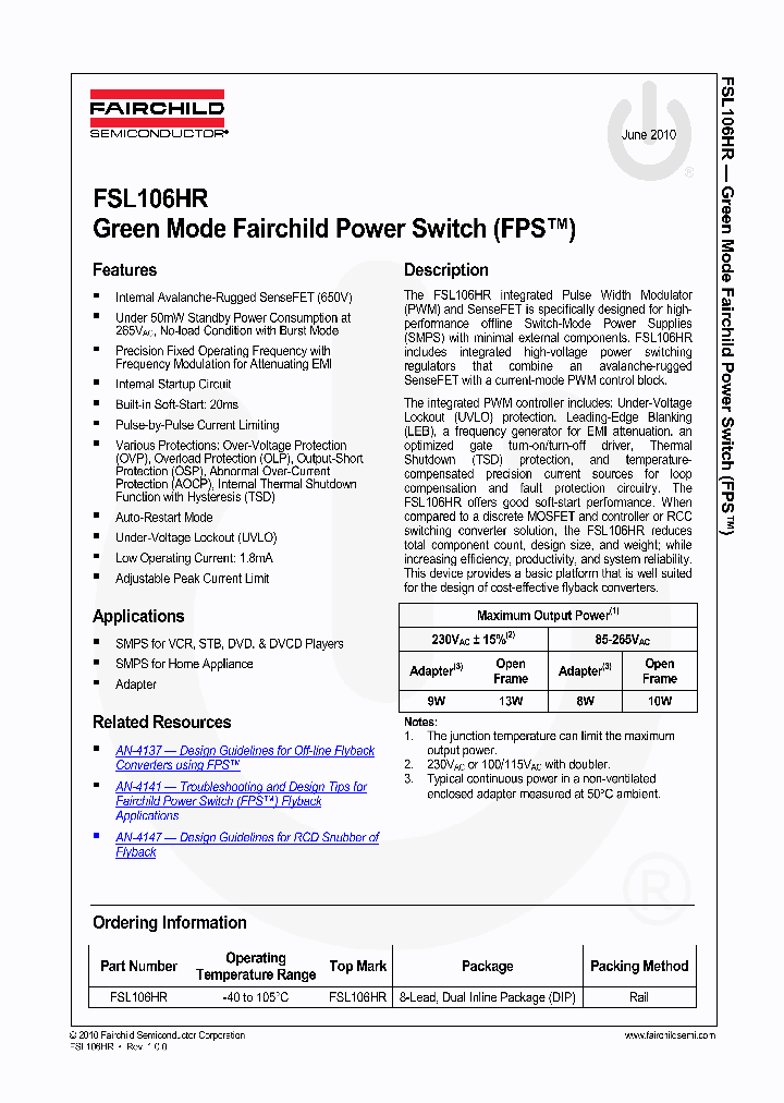 FSL106HR_4593402.PDF Datasheet
