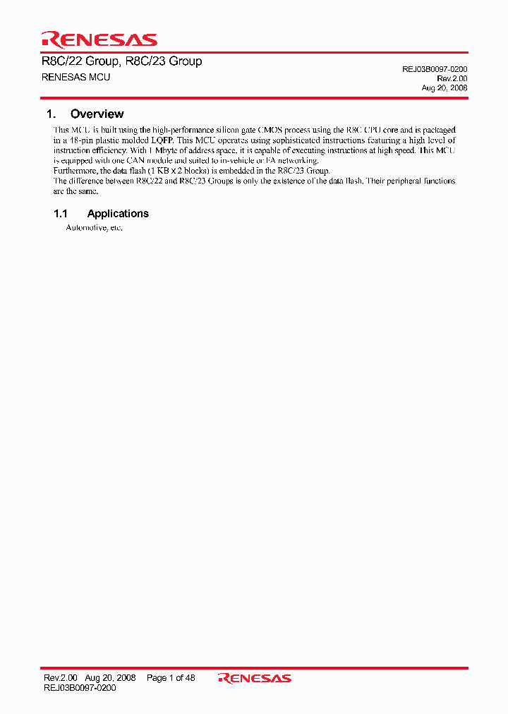 R8C-22_4593170.PDF Datasheet