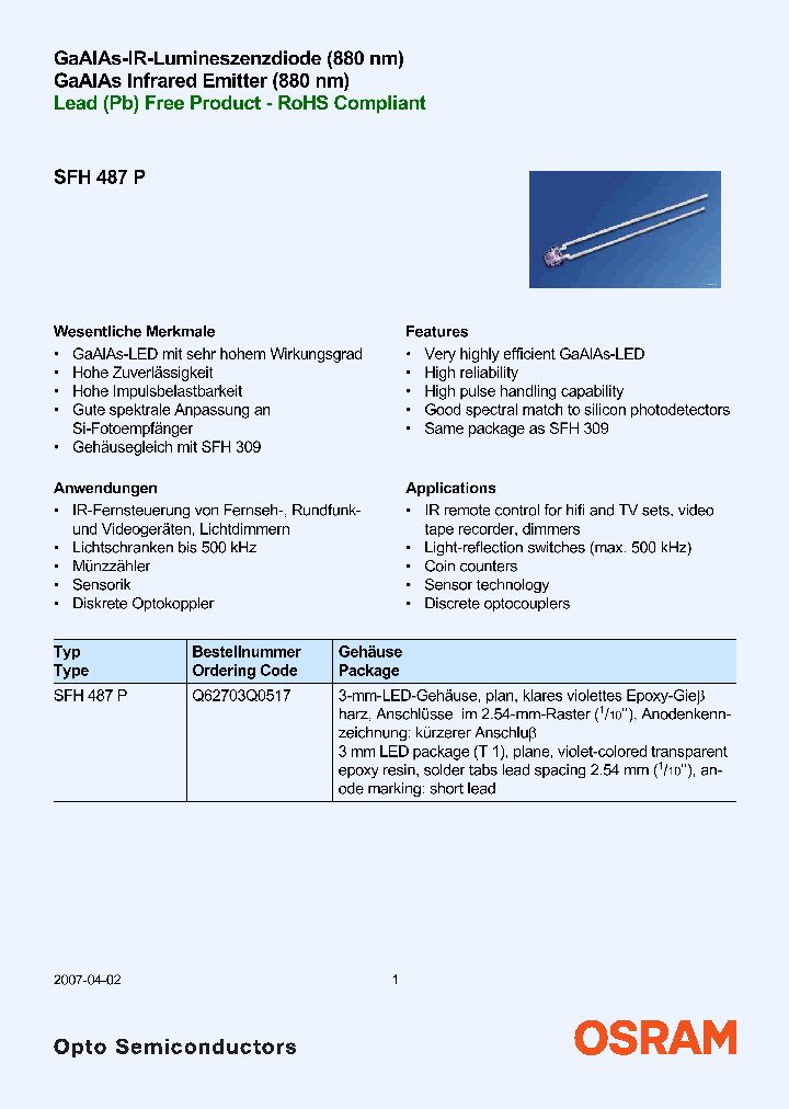 Q62703Q0517_4594309.PDF Datasheet