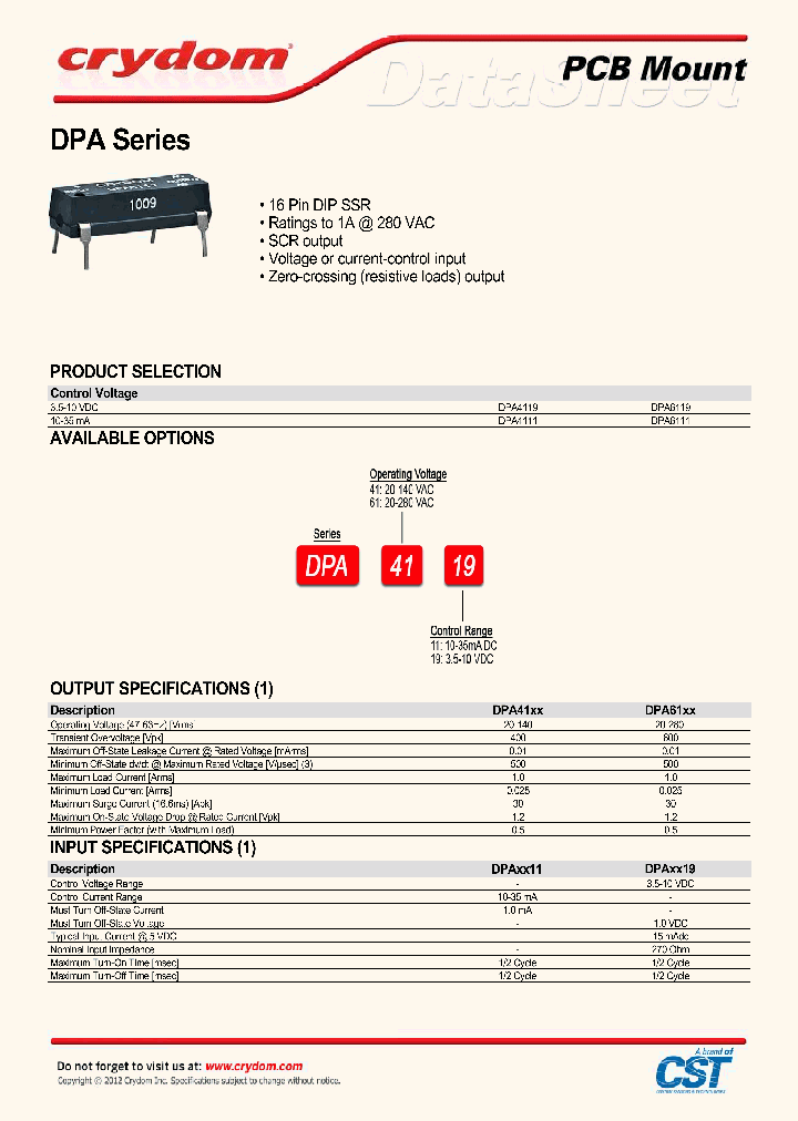 DPA4119_4594800.PDF Datasheet