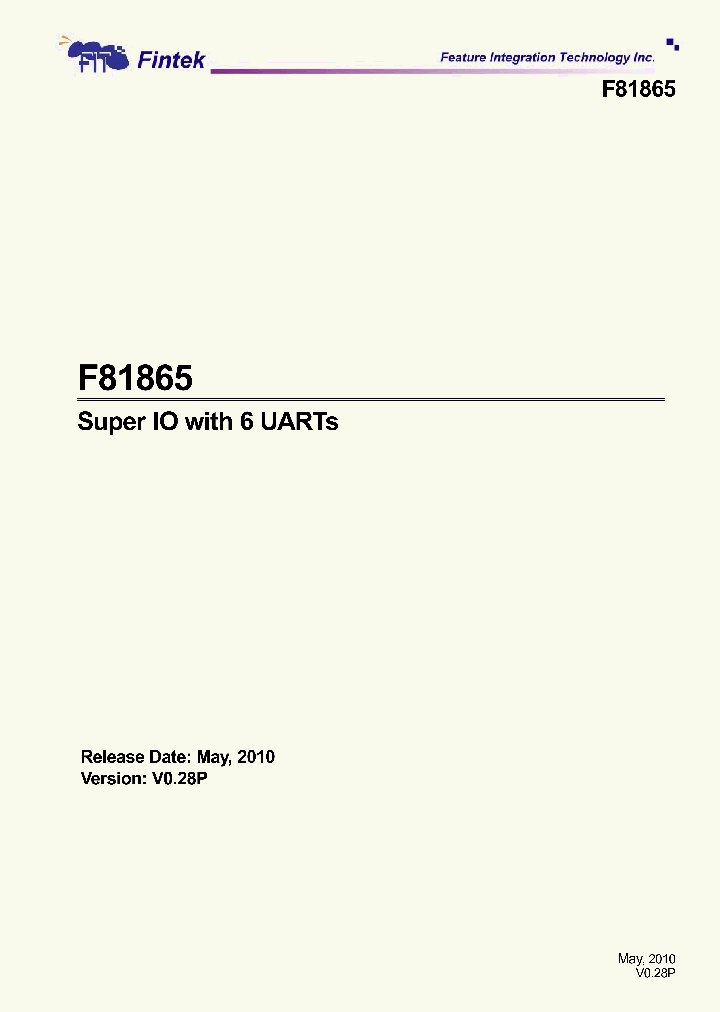 F81865_4595052.PDF Datasheet