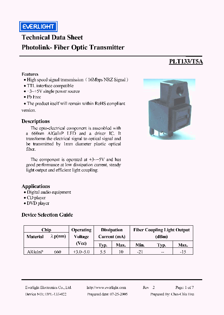 PLT133-T5A_4595250.PDF Datasheet