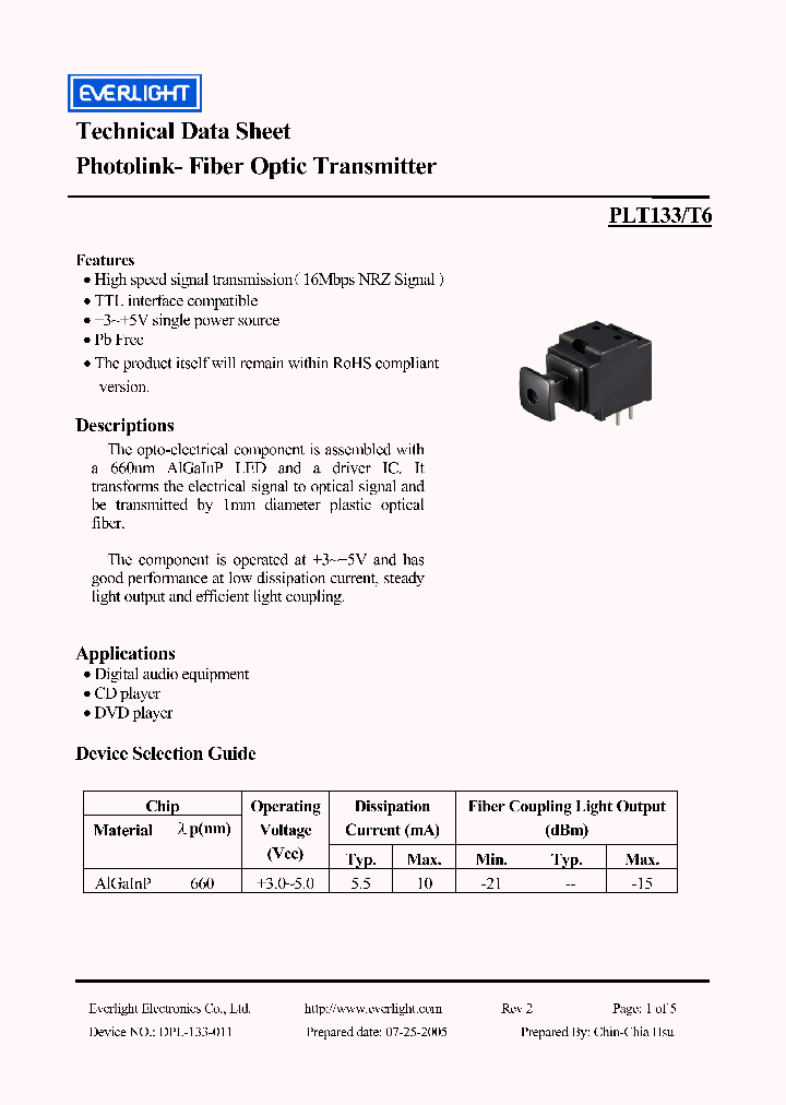 PLT133-T6_4595252.PDF Datasheet