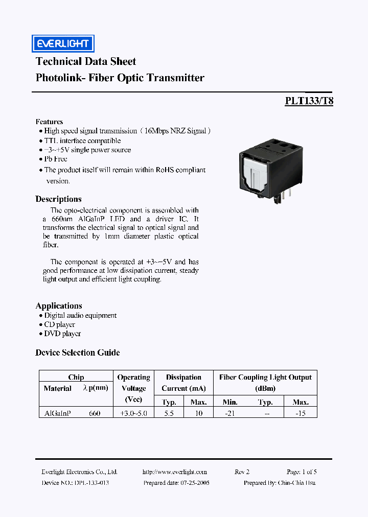 PLT133-T8_4595255.PDF Datasheet